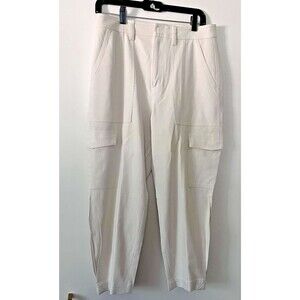 Banana Republic Canvas Cargo Jogger‎ Pants Women's Size 10 High Rise (34x25)